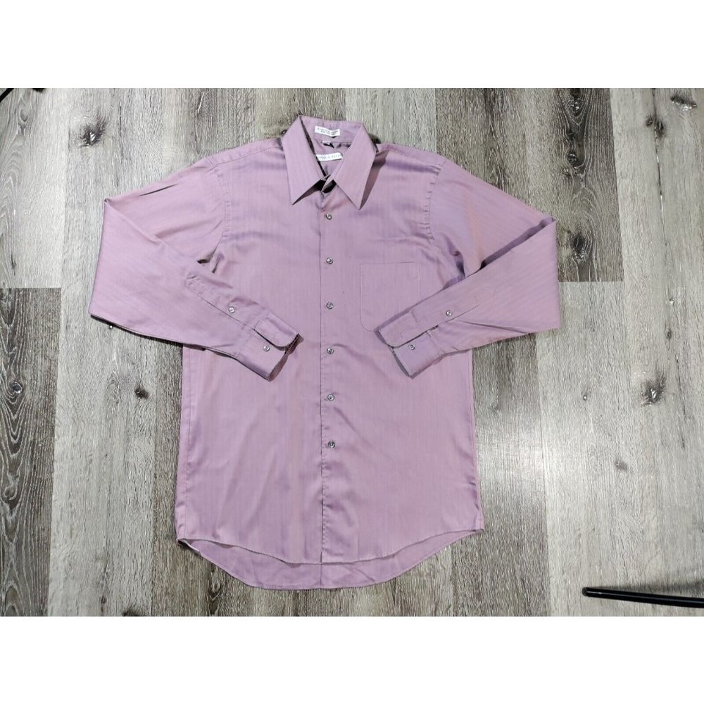 Geoffrey Beene Mens Dress Shirt Medium Wrinkle Free